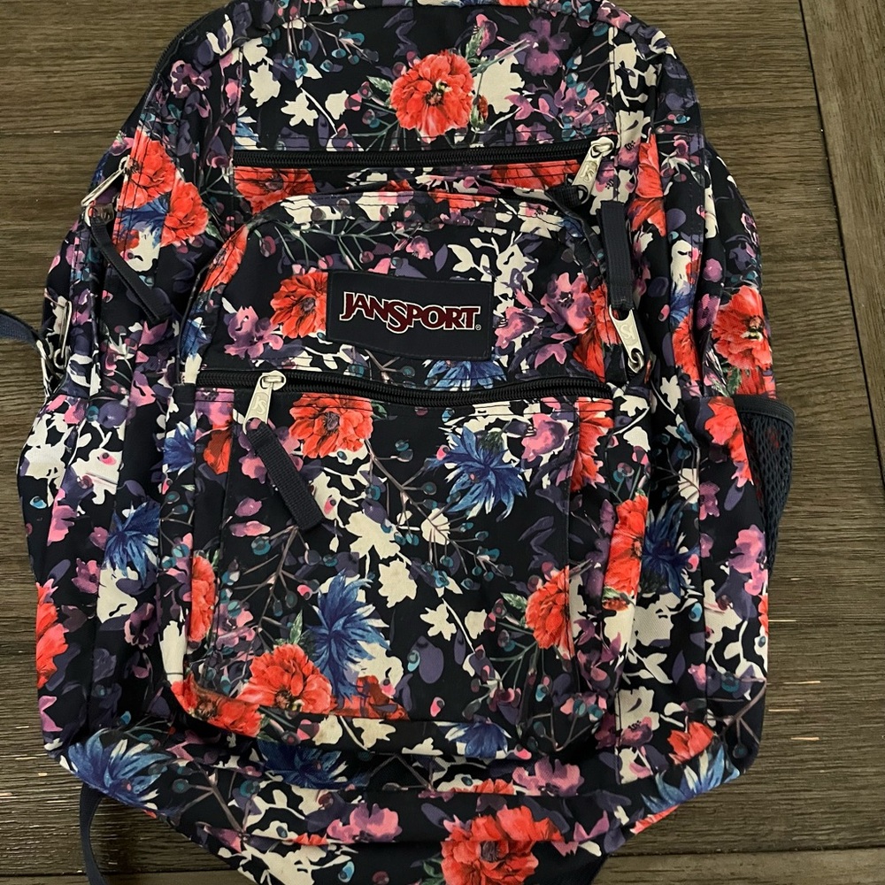 Jansport Multicolor Floral Backpack